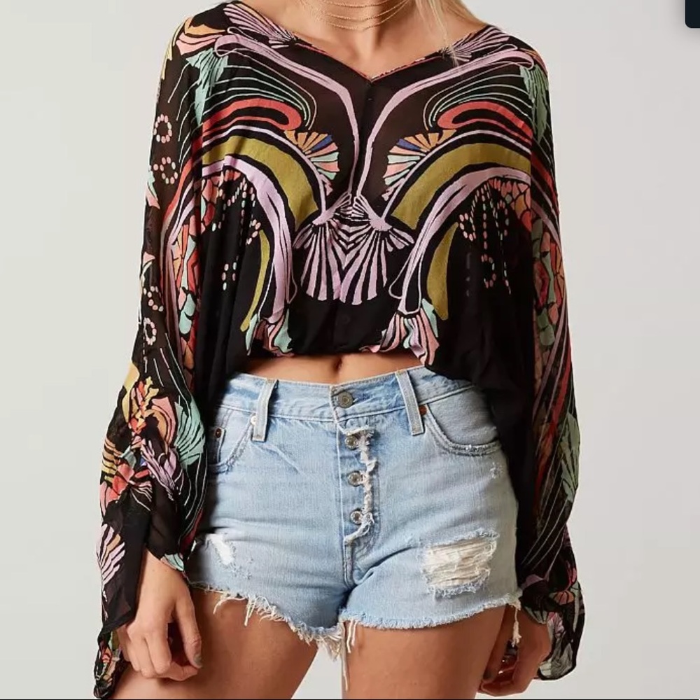 Free People Beneath The Sea Top EUC